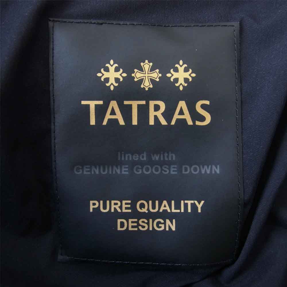 TATRAS タトラス LTA7SP4514 SPERANZA スペランツァ ウール ファー付 フーディ ダウン ジャケット グレー系 01【美品】【中古】