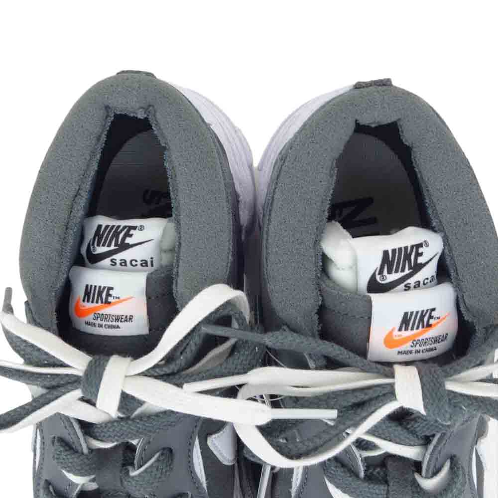 NIKE ナイキ DD1877-002 Sacai Blazer Low Iron Grey サカイ ブレザー ロー アイアングレー スニーカー グレー系 27㎝【新古品】【未使用】【中古】