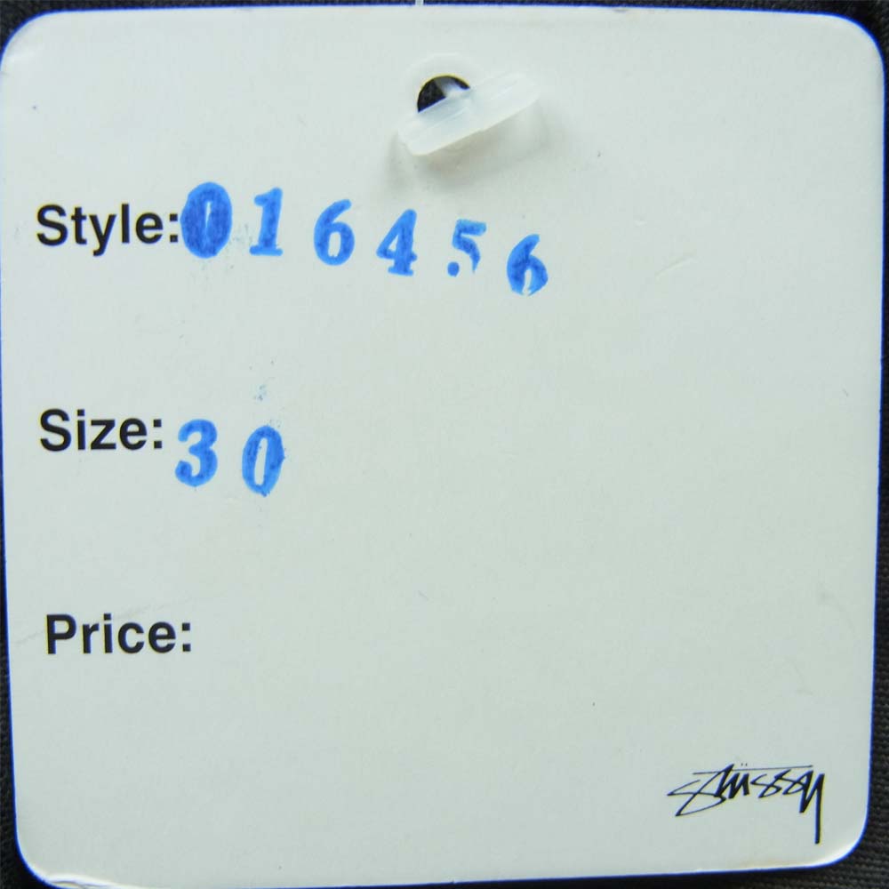 STUSSY ステューシー ストライプ 5ポケット パンツ コットン 中国製 グレー系 30【新古品】【未使用】【中古】