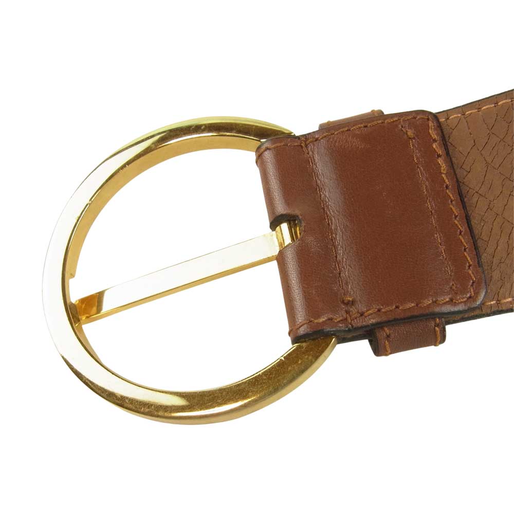 Salvatore Ferragamo サルヴァトーレフェラガモ レザー ベルト ブラウン系【中古】