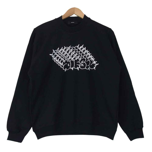 DIESEL ディーゼル 00SEN6 F-ANG-S2 SWEATSHIRT スウェット ブラック系 M【新古品】【未使用】【中古】