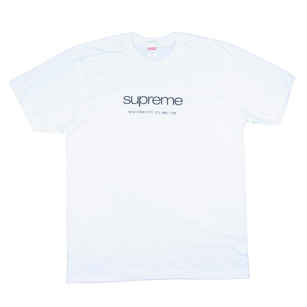 Supreme シュプリーム 20SS Shop Tee ショップ Tシャツ ロゴ プリント ホワイト系 L【美品】【中古】