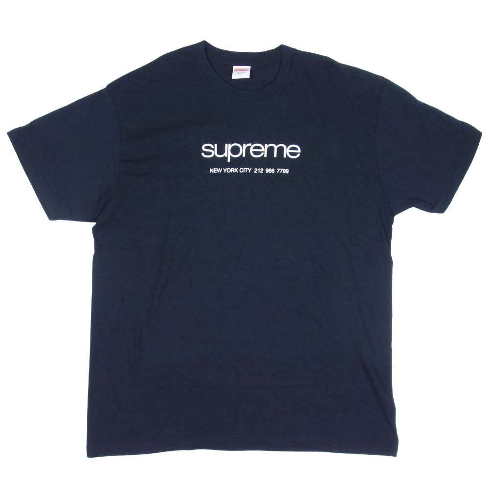 Supreme シュプリーム 20SS Shop Tee ショップ Tシャツ ロゴ プリント ブラック系 L【美品】【中古】