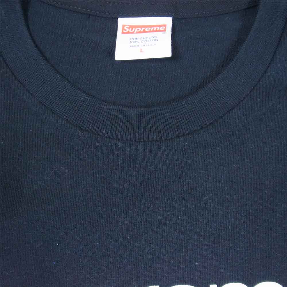Supreme シュプリーム 20SS Shop Tee ショップ Tシャツ ロゴ プリント ブラック系 L【美品】【中古】
