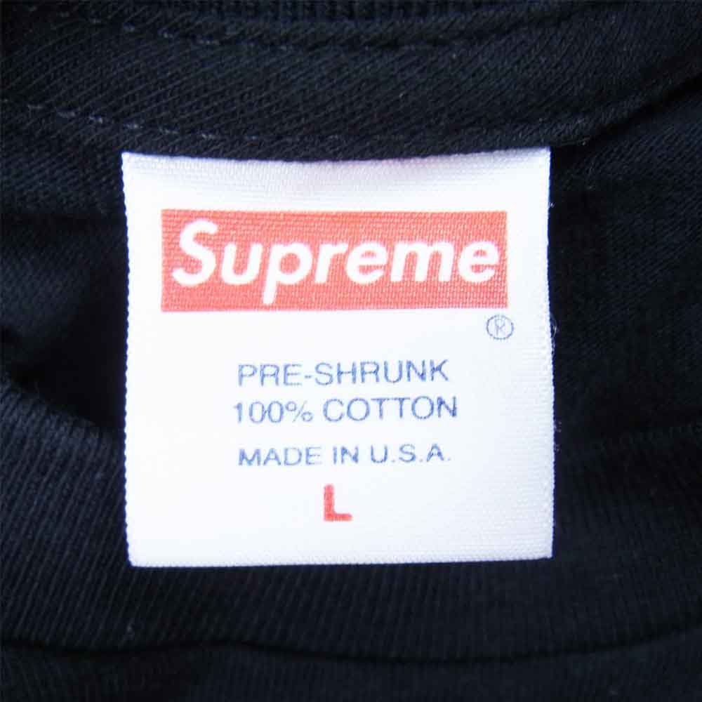 Supreme シュプリーム 20SS Shop Tee ショップ Tシャツ ロゴ プリント ブラック系 L【美品】【中古】