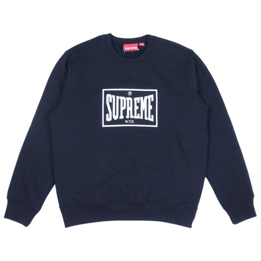 Supreme シュプリーム 19SS WARM UP CREWNECK スウェット トレーナー ブラック系 S【新古品】【未使用】【中古】