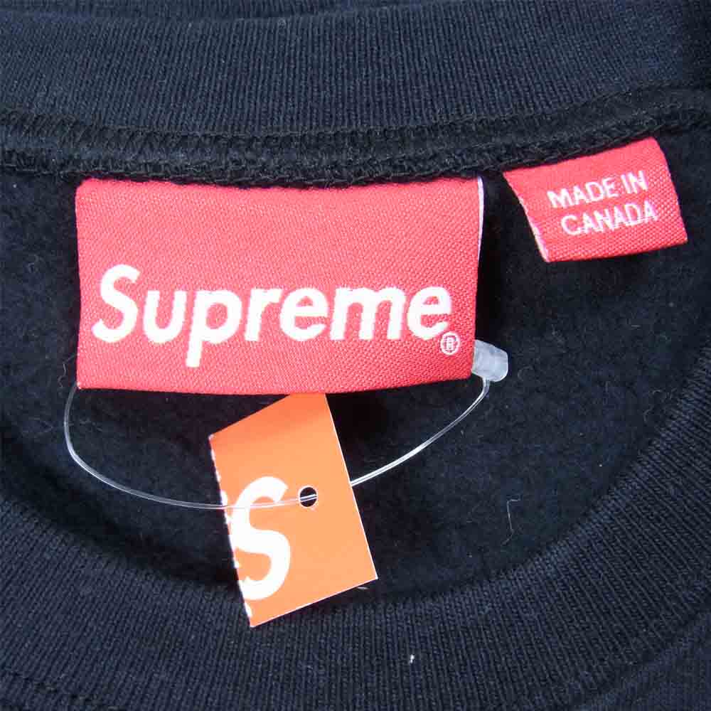 Supreme シュプリーム 19SS WARM UP CREWNECK スウェット トレーナー ブラック系 S【新古品】【未使用】【中古】