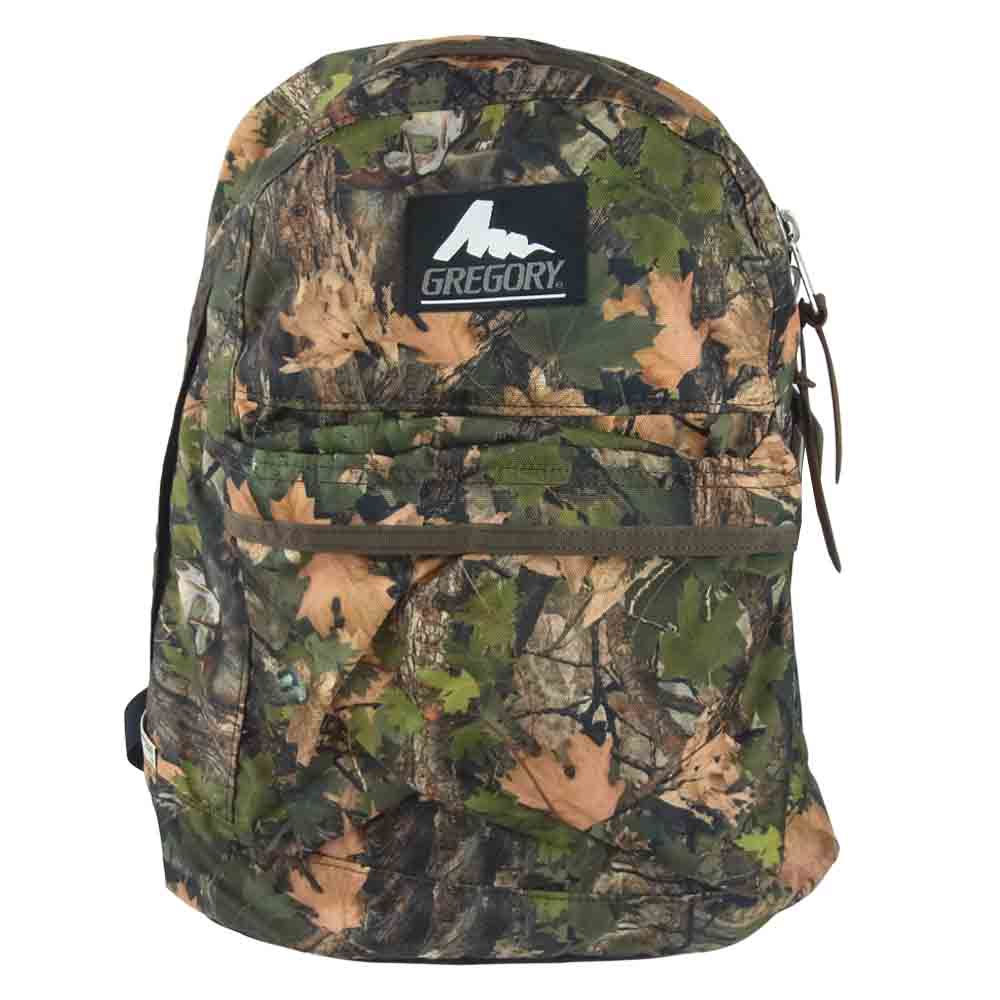 GREGORY グレゴリー 旧ロゴ EASY DAY イージー デイ COTTONN WOOD CAMO コットン ウッド カモ リュック デイパック カーキ系【新古品】【未使用】【中古】