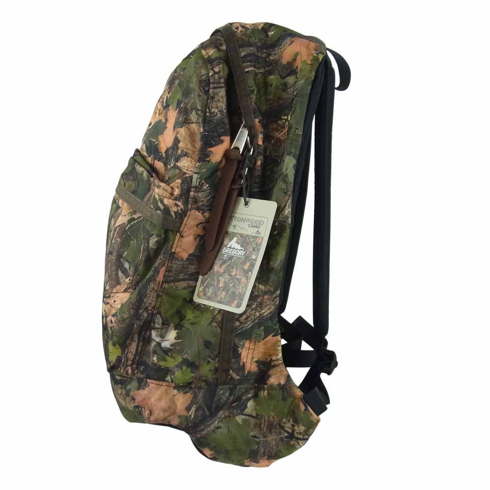 GREGORY グレゴリー 旧ロゴ EASY DAY イージー デイ COTTONN WOOD CAMO コットン ウッド カモ リュック デイパック カーキ系【新古品】【未使用】【中古】