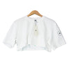 adidas アディダス STELLA McCARTNEY ステラマッカートニー aSMC CROP TEE クロップド Tシャツ ホワイト ホワイト系 XS【新古品】【未使用】【中古】