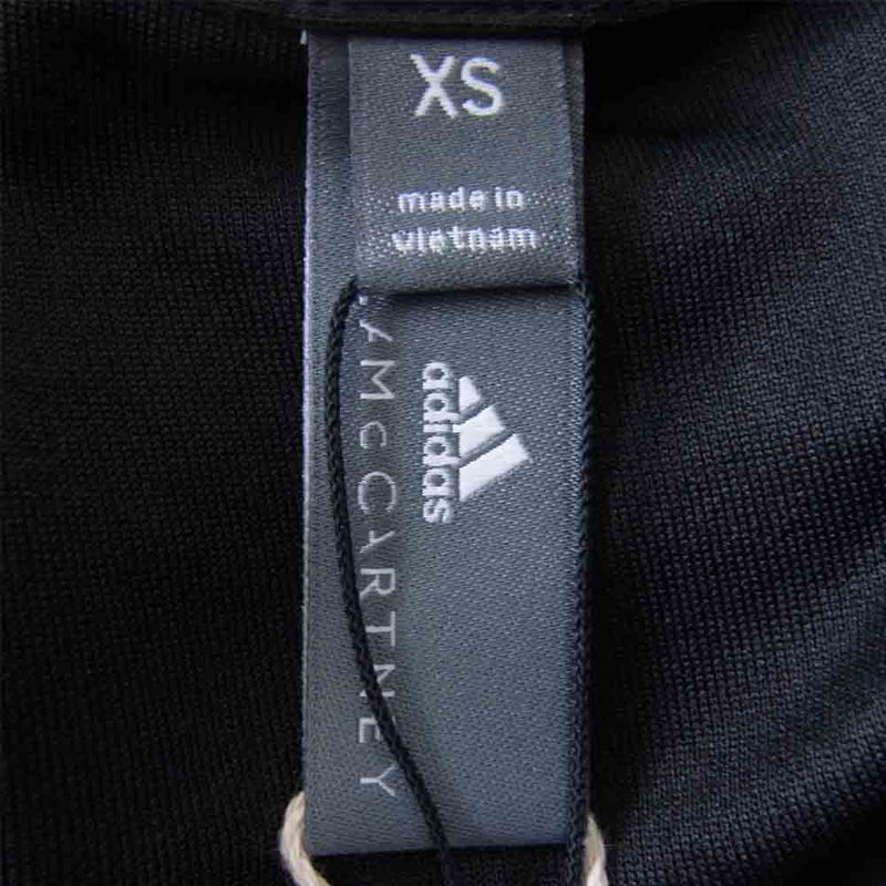 adidas アディダス STELLA McCARTNEY ステラマッカートニー aSMC CROP TEE クロップド Tシャツ ブラック ブラック系 XS【新古品】【未使用】【中古】