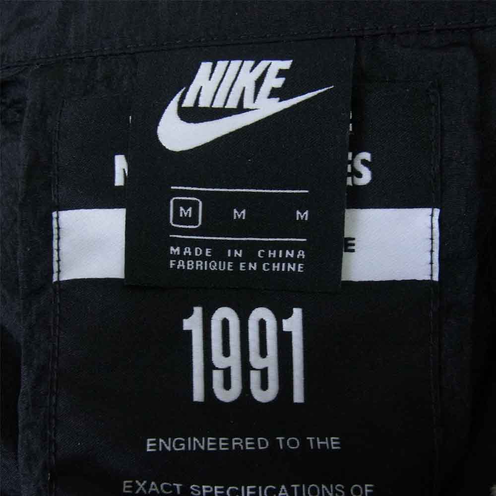 NIKE ナイキ CJ4930-121 AS M NSW RE-ISSUE JKT WVN ハーフジップナイロン ジャケット ブラック系 ホワイト系 M【美品】【中古】