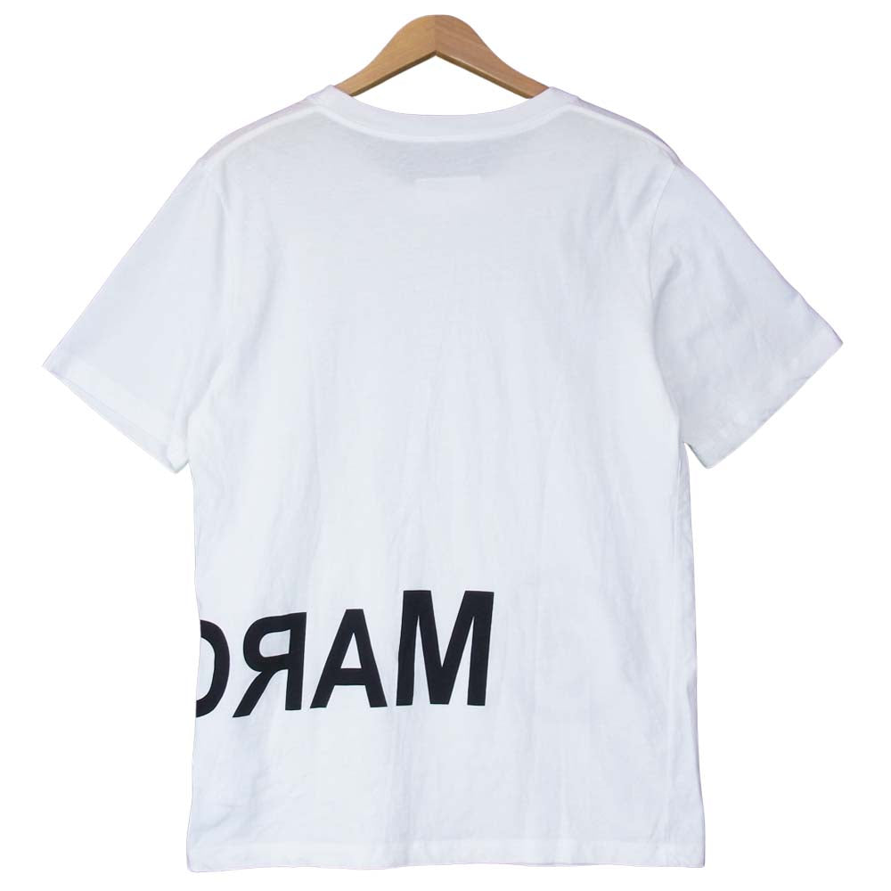 MAISON MARGIELA メゾンマルジェラ MM6 S52GC0119　リバース ロゴ 半袖 Tシャツ ホワイト ホワイト系 M【美品】【中古】