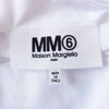 MAISON MARGIELA メゾンマルジェラ MM6 S52GC0119　リバース ロゴ 半袖 Tシャツ ホワイト ホワイト系 M【美品】【中古】