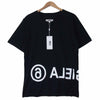 MAISON MARGIELA メゾンマルジェラ MM6 S52GC0119 リバース ロゴ 半袖 Tシャツ ブラック ブラック系 M【新古品】【未使用】【中古】
