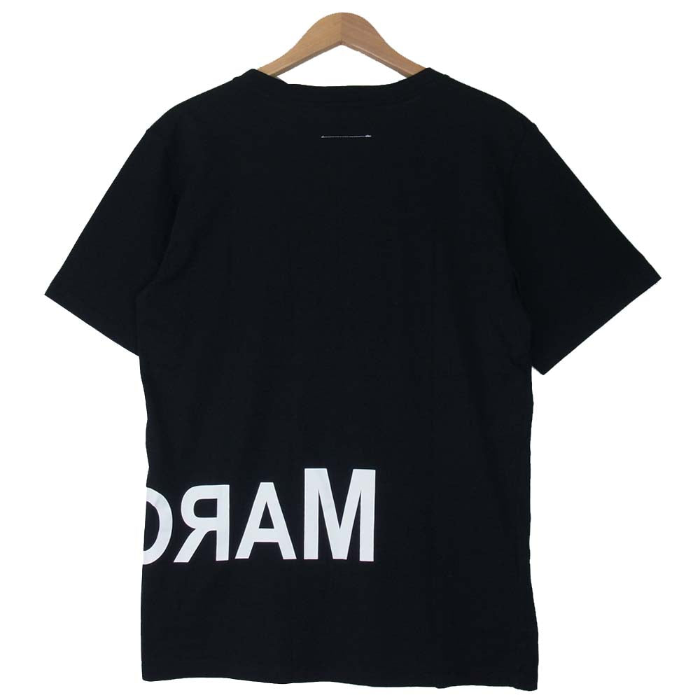 MAISON MARGIELA メゾンマルジェラ MM6 S52GC0119 リバース ロゴ 半袖 Tシャツ ブラック ブラック系 M【新古品】【未使用】【中古】