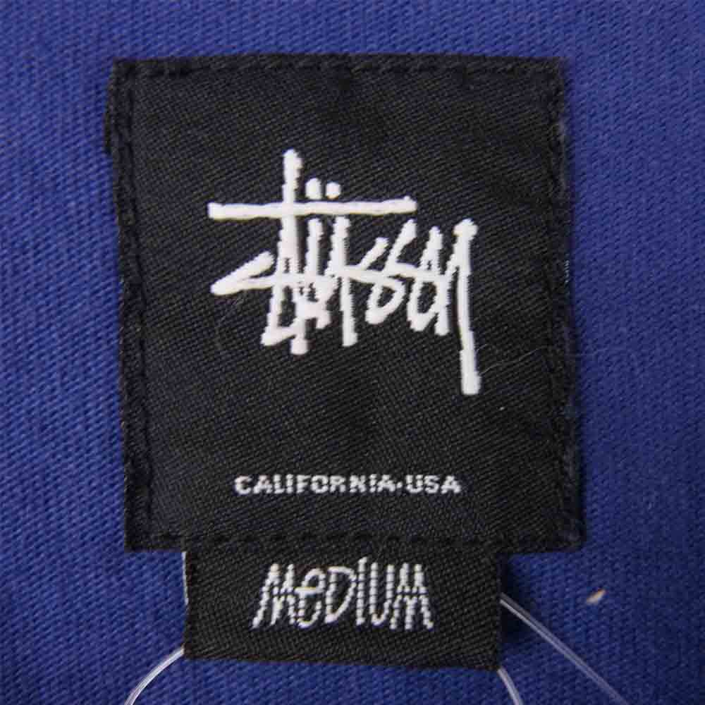 STUSSY ステューシー DYED ZULU TANK ZULU柄 タンクトップ コットン 中国製 パープル系 M【新古品】【未使用】【中古】