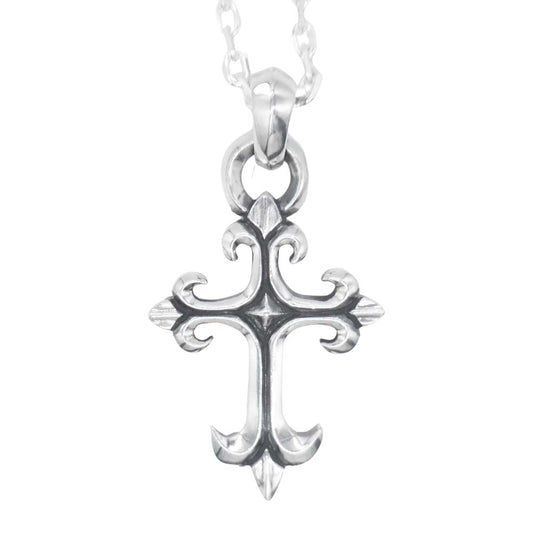 REID MFG リード エムエフジー 販売証明書付属 Gothic Cross Charm ゴシック クロス チャーム ネックレス【美品】【中古】