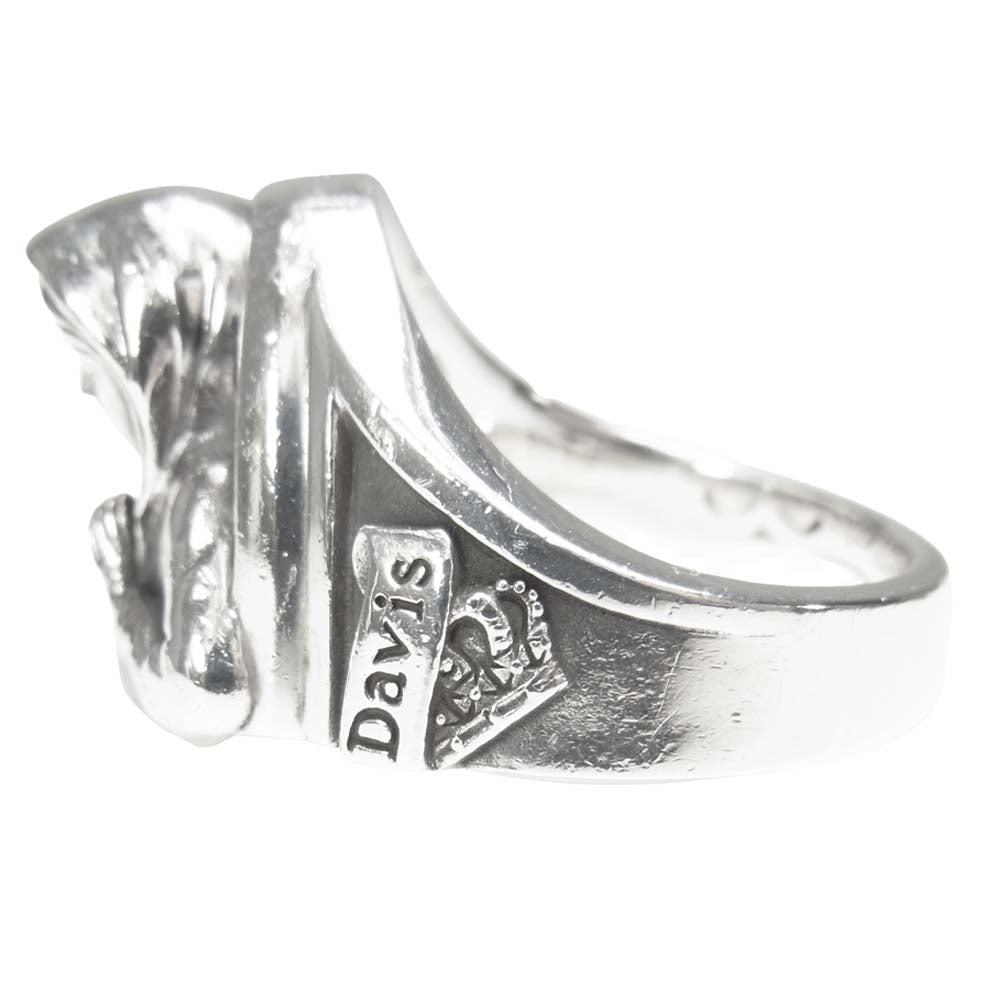 Justin Davis ジャスティンデイビス SRJ441 DOOM SPLIT RING スカル マリア リング シルバー系 17号程度【中古】