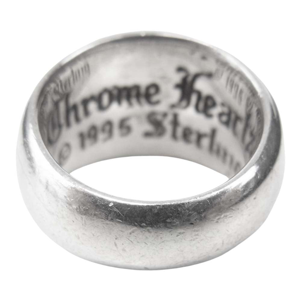 CHROME HEARTS クロムハーツ（原本有） HEART INBAND DMND ハートインバンド パヴェ ダイヤ リング シルバー系 7号程度【中古】