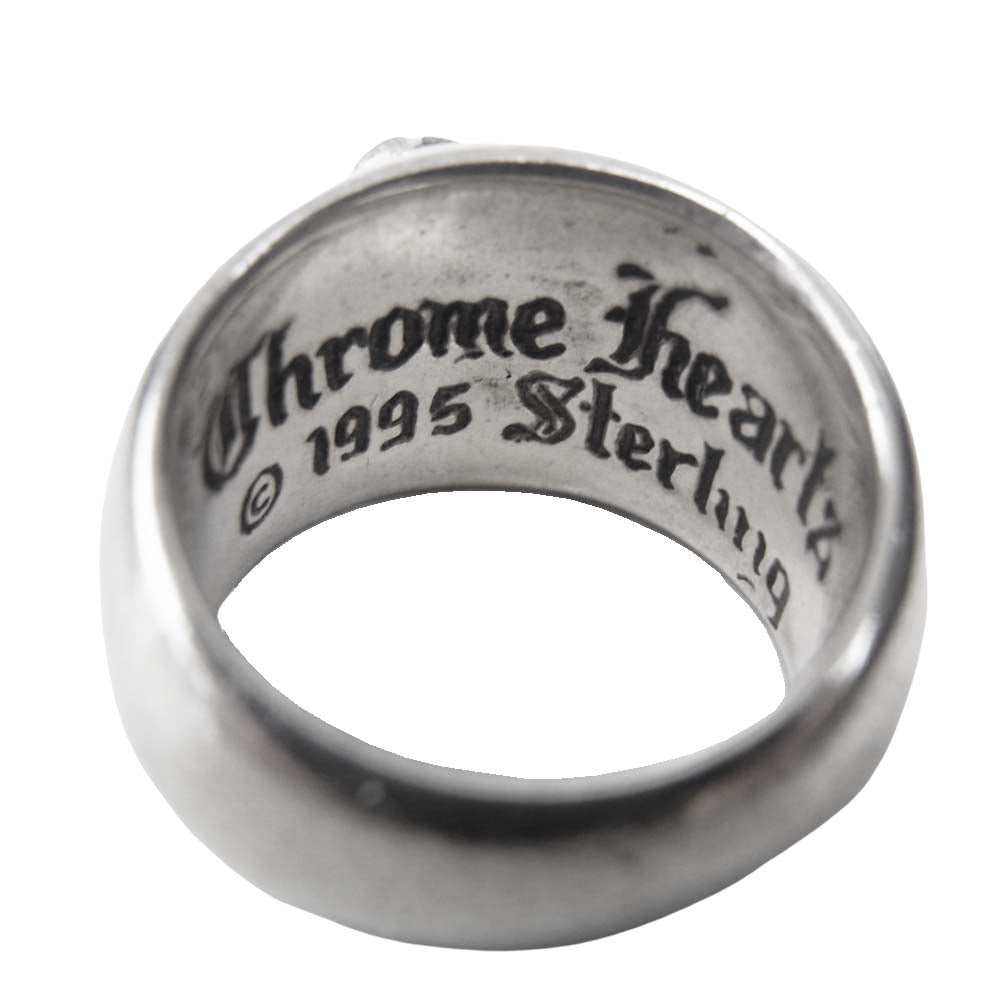 CHROME HEARTS クロムハーツ（原本有） HEART INBAND DMND ハートインバンド パヴェ ダイヤ リング シルバー系 7号程度【中古】