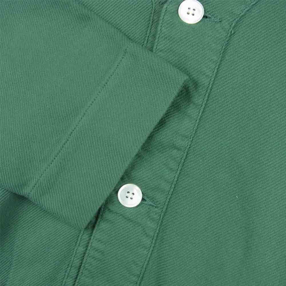 CALEE キャリー コットン ボタン カーディガン 日本製 グリーン系 XL【美品】【中古】