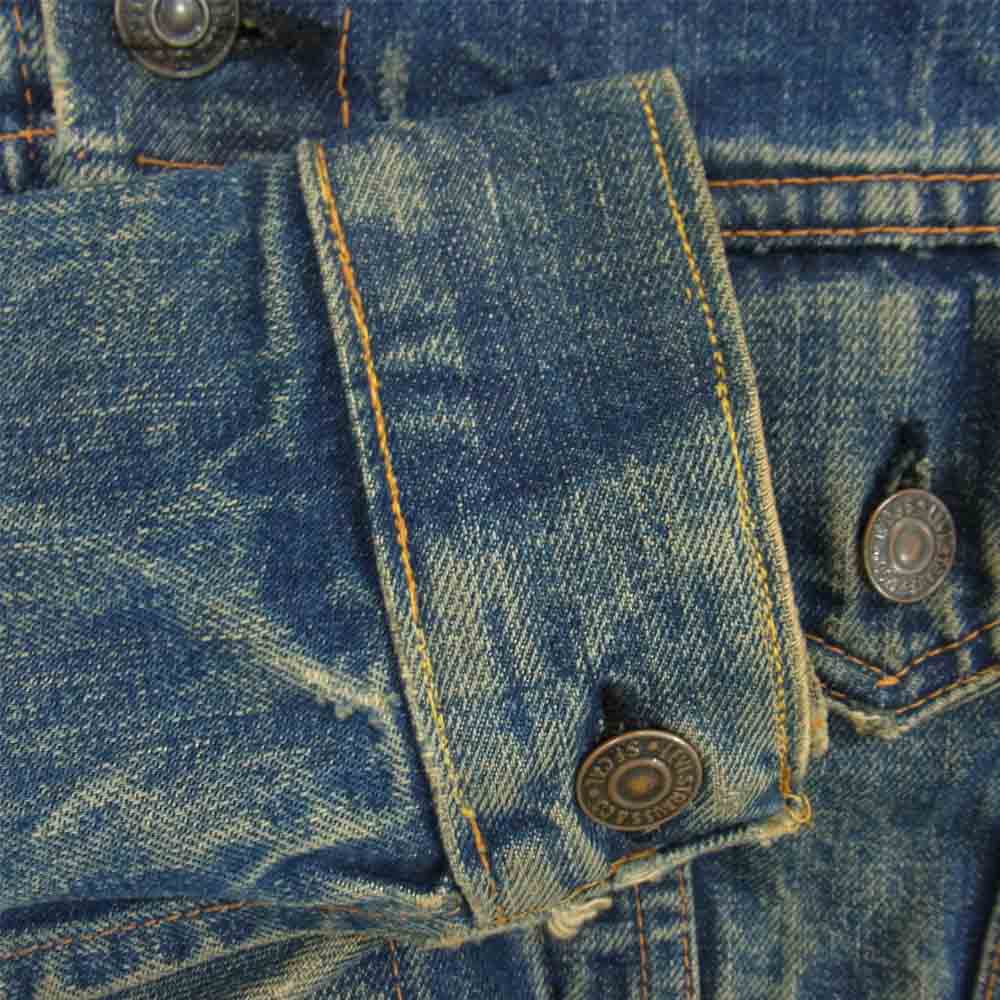 Levi's リーバイス  70505 BIG E ボタン裏525 ヴィンテージ オリジナル デニム ジャケット インディゴブルー系 サイズ表記無【中古】