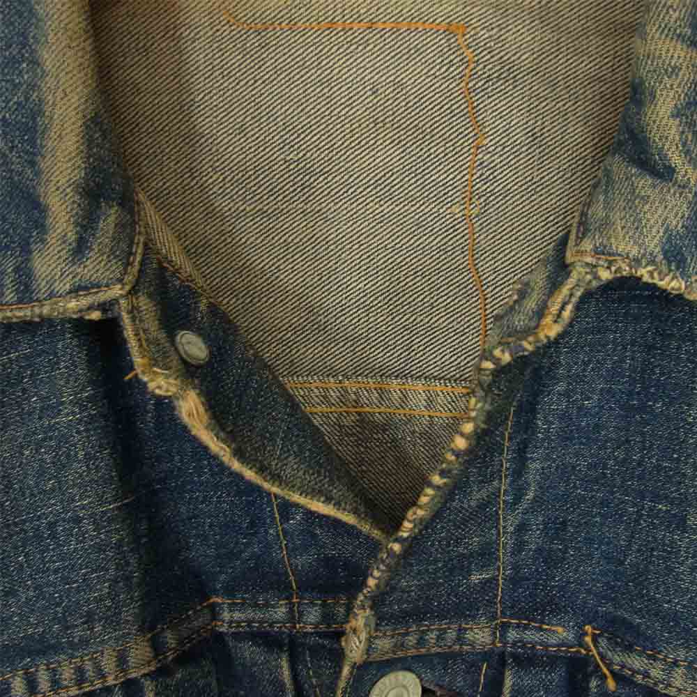 Levi's リーバイス 507XX BIG E ボタン裏17 ヴィンテージ オリジナル デニム ジャケット インディゴブルー系 サイズ表記無【中古】