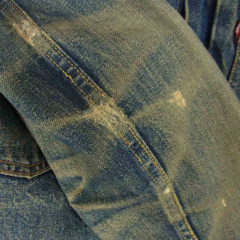 Levi's リーバイス 507XX BIG E ボタン裏17 ヴィンテージ オリジナル デニム ジャケット インディゴブルー系 サイズ表記無【中古】