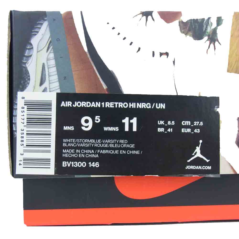 NIKE ナイキ BV1300-146 UNION AIR JORDAN 1 RETRO HIGH OG NRG ユニオン エアジョーダン ワン マルチカラー系 27.5cm【中古】