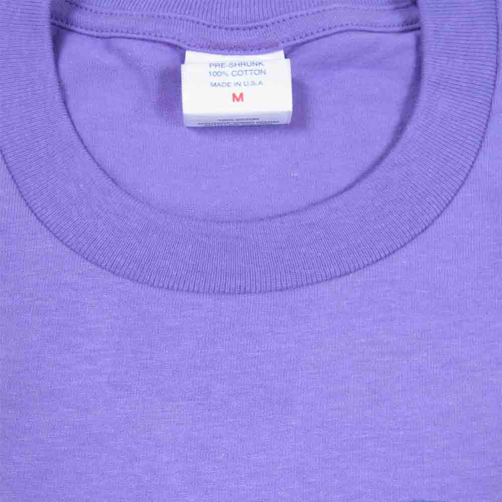 Supreme シュプリーム 21SS Snake Tee スネーク Tシャツ コットン USA製 プリント パープル系 M【新古品】【未使用】【中古】