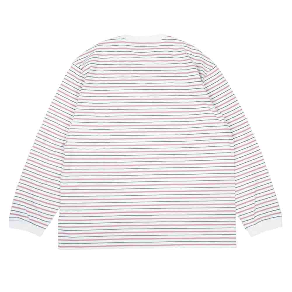 Supreme シュプリーム 21SS Thin Stripe L/S Top シン ストライプ 長袖 Tシャツ マルチカラー系 M【新古品】【未使用】【中古】