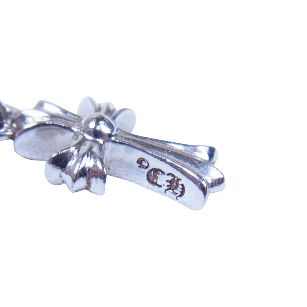 CHROME HEARTS クロムハーツ（原本有） 18KWG CHRM BBY FAT P/RUBY ベイビーファット チャーム パヴェ ルビー ネックレストップ 白金系【中古】