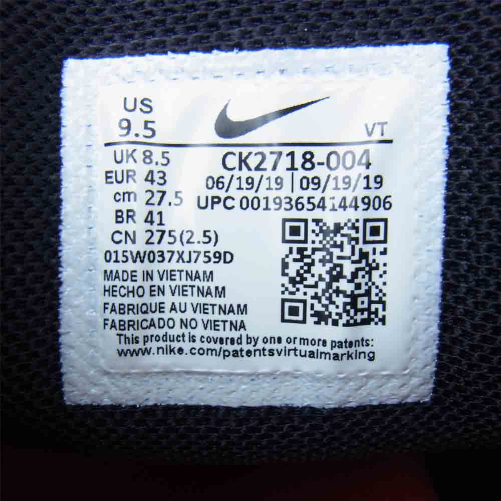 NIKE ナイキ CK2718-004 AIR VAPORMAX 360 エア ヴェイパーマックス 360 メタリックシルバー 27.5cm【中古】