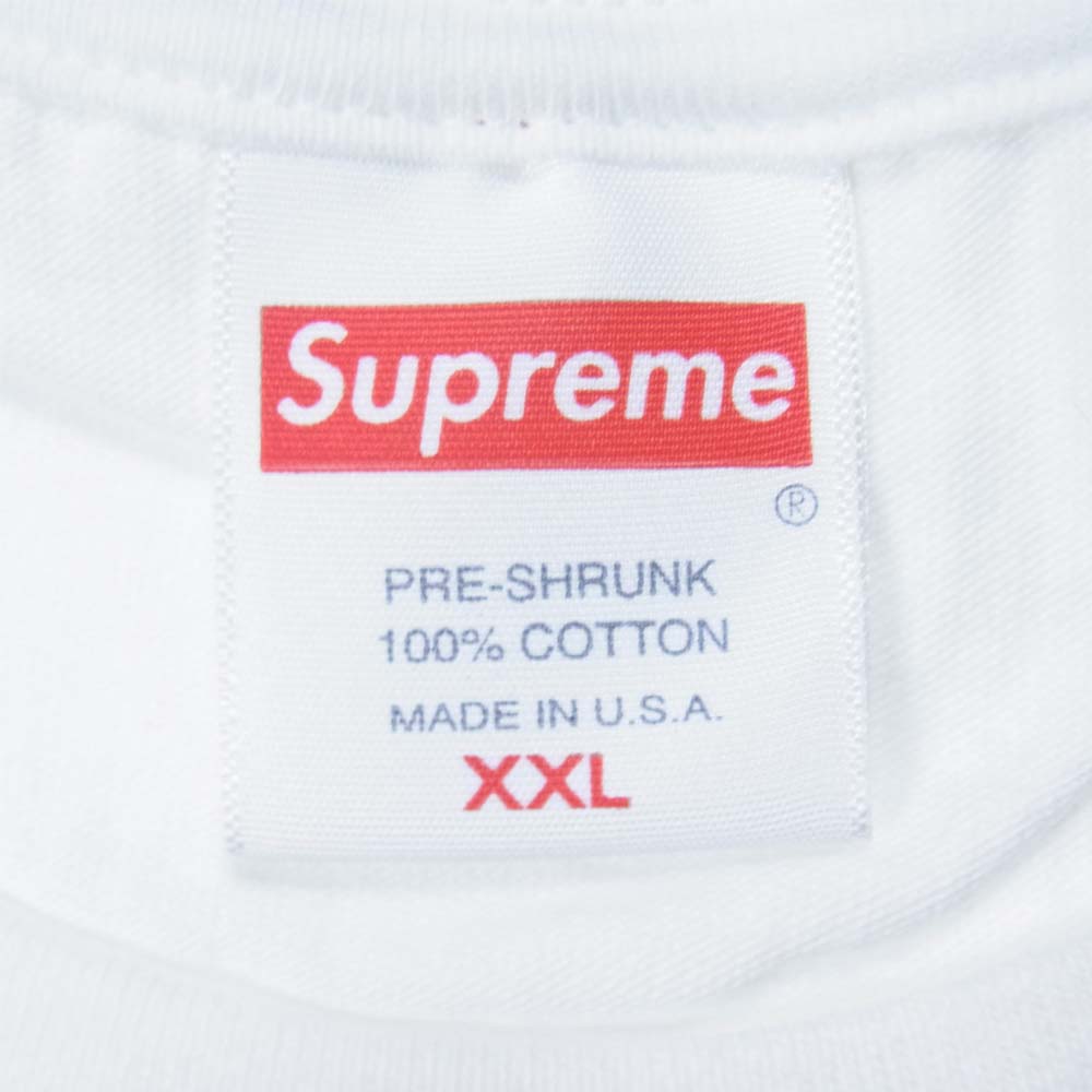 Supreme シュプリーム Rick Rubin Tee リックルービン 半袖 S/S ホワイト系 XXL【新古品】【未使用】【中古】