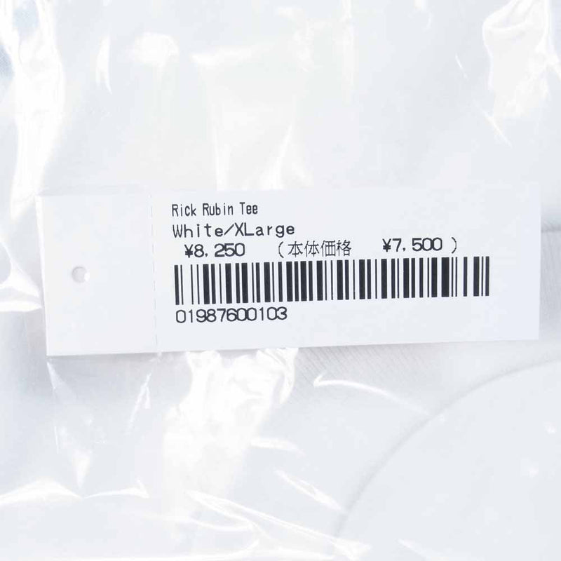 Supreme シュプリーム Rick Rubin Tee リックルービン 半袖 S/S ホワイト系 XL【新古品】【未使用】【中古】