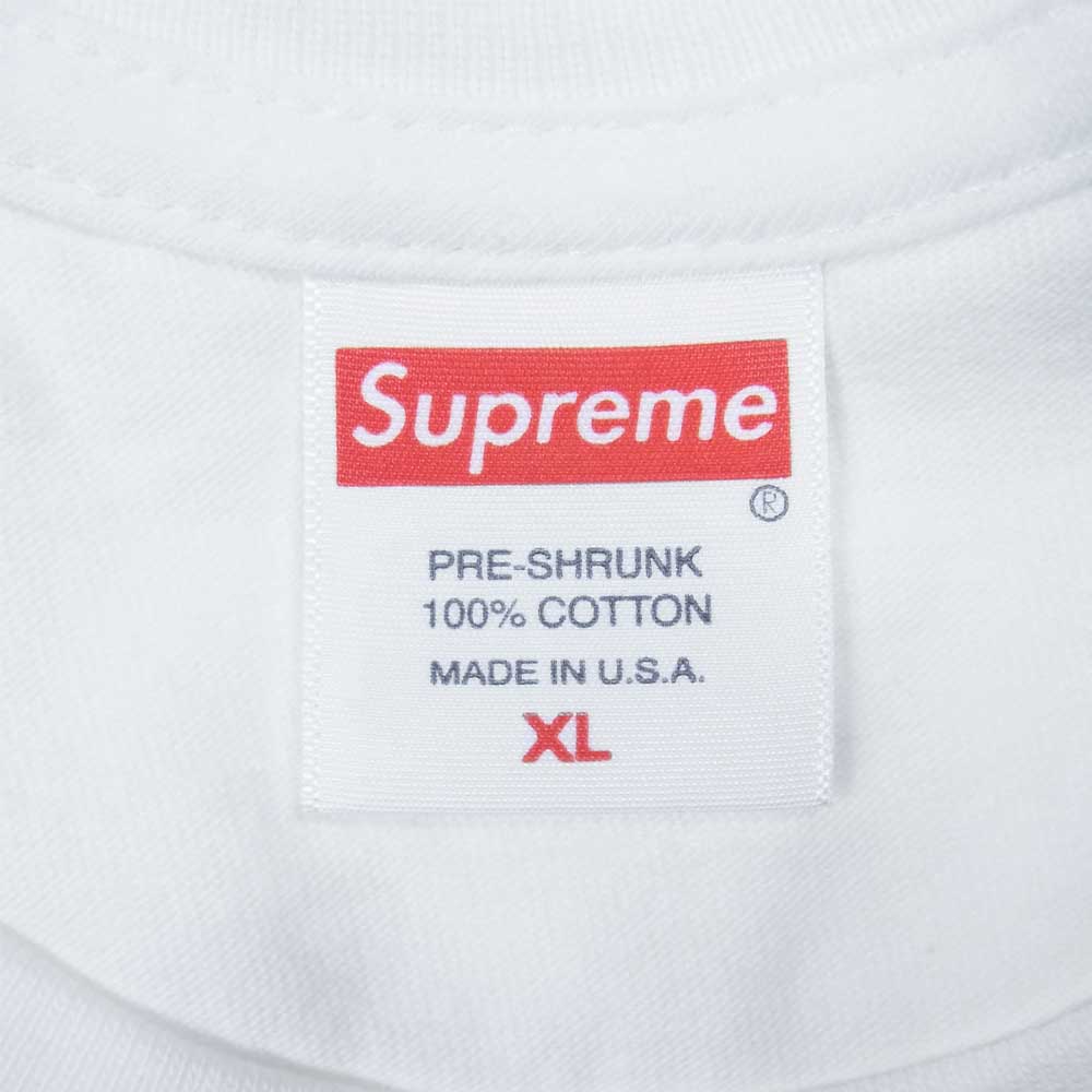 Supreme シュプリーム Rick Rubin Tee リックルービン 半袖 S/S ホワイト系 XL【新古品】【未使用】【中古】