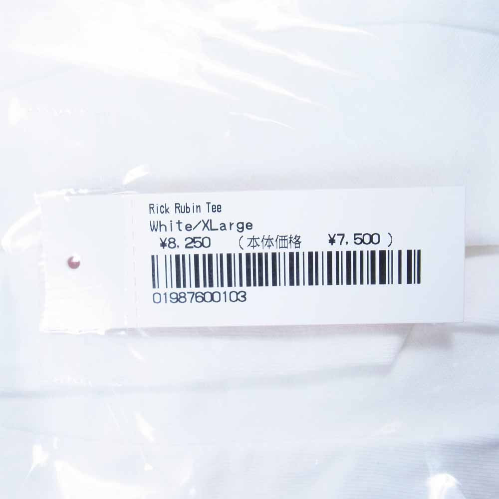Supreme シュプリーム Rick Rubin Tee リックルービン 半袖 S/S ホワイト系 XL【新古品】【未使用】【中古】