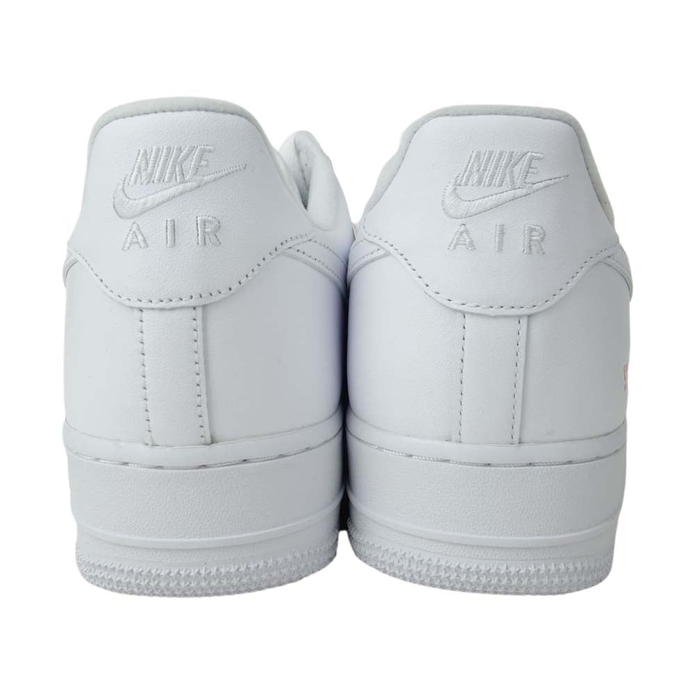 Supreme シュプリーム CU9225-100 × NIKE AIR FORCE 1 Low SP ナイキエアフォース ワン ロー ホワイト系 29cm【新古品】【未使用】【中古】