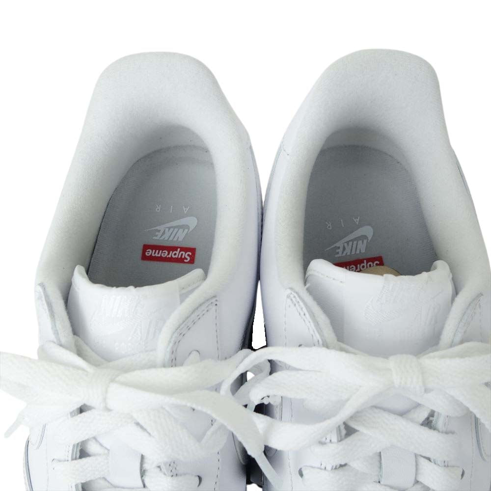 Supreme シュプリーム CU9225-100 × NIKE AIR FORCE 1 Low SP ナイキエアフォース ワン ロー ホワイト系 29cm【新古品】【未使用】【中古】