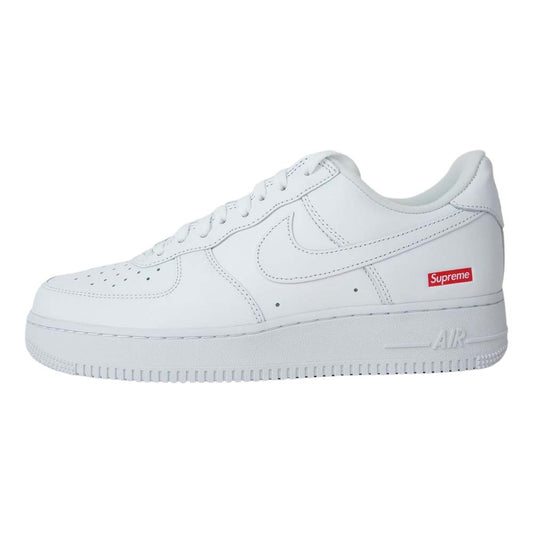 Supreme シュプリーム CU9225-100 × NIKE AIR FORCE 1 Low SP ナイキエアフォース ワン ロー ホワイト系 27.5cm【新古品】【未使用】【中古】