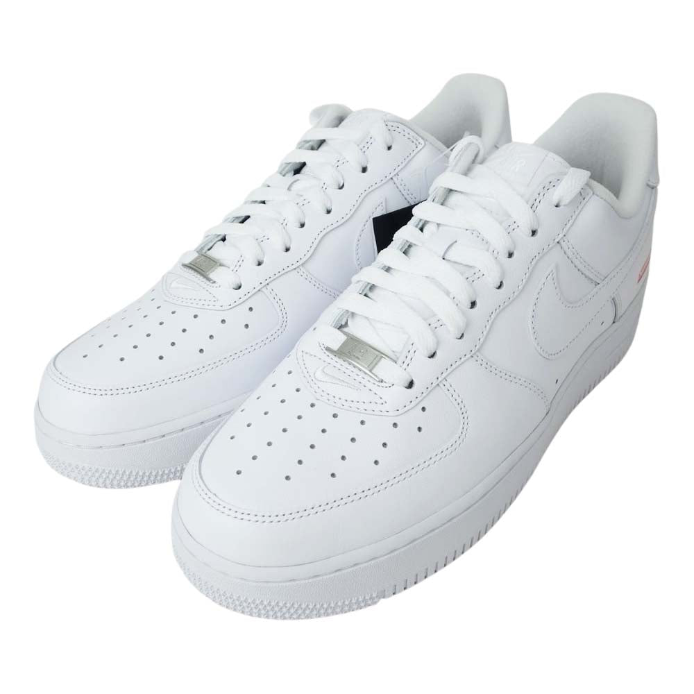 Supreme シュプリーム CU9225-100 × NIKE AIR FORCE 1 Low SP ナイキエアフォース ワン ロー ホワイト系 27.5cm【新古品】【未使用】【中古】