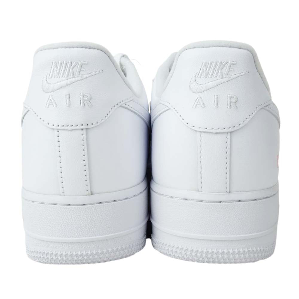 Supreme シュプリーム CU9225-100 × NIKE AIR FORCE 1 Low SP ナイキエアフォース ワン ロー ホワイト系 27.5cm【新古品】【未使用】【中古】