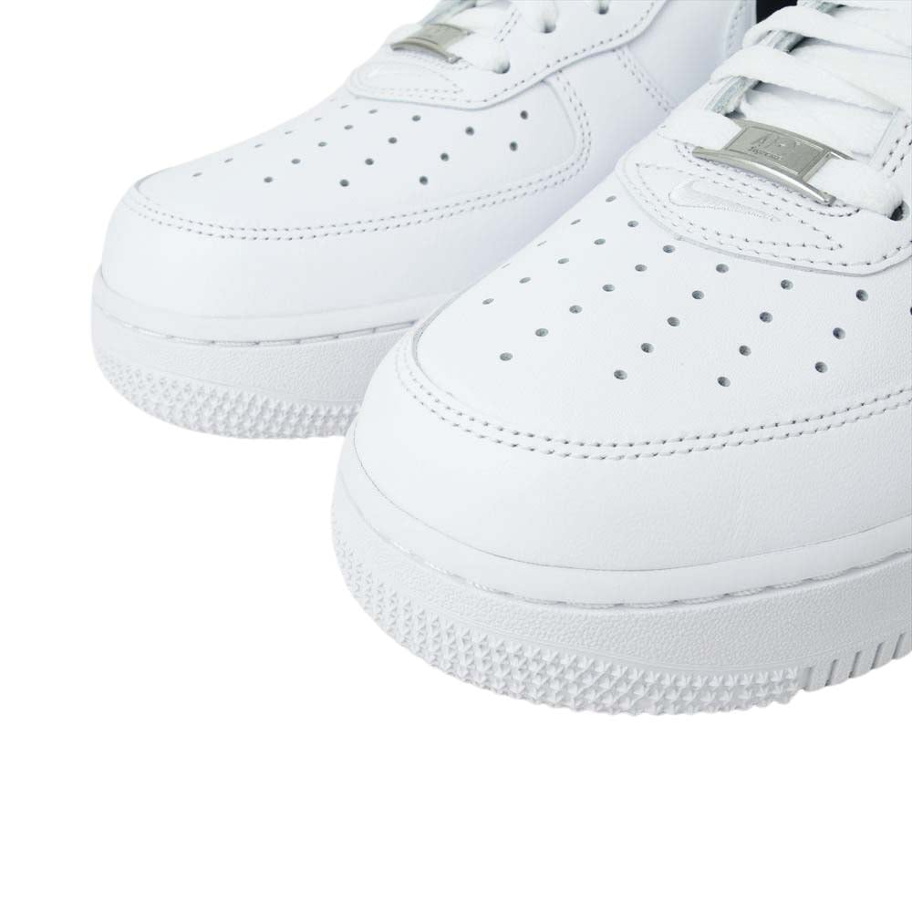Supreme シュプリーム CU9225-100 × NIKE AIR FORCE 1 Low SP ナイキエアフォース ワン ロー ホワイト系 27.5cm【新古品】【未使用】【中古】