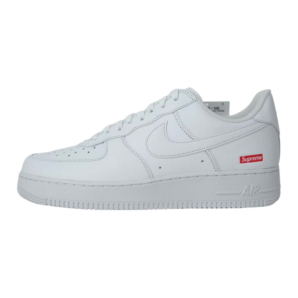 Supreme シュプリーム CU9225-100 × NIKE AIR FORCE 1 Low SP ナイキエアフォース ワン ロー ホワイト系 28cm【新古品】【未使用】【中古】