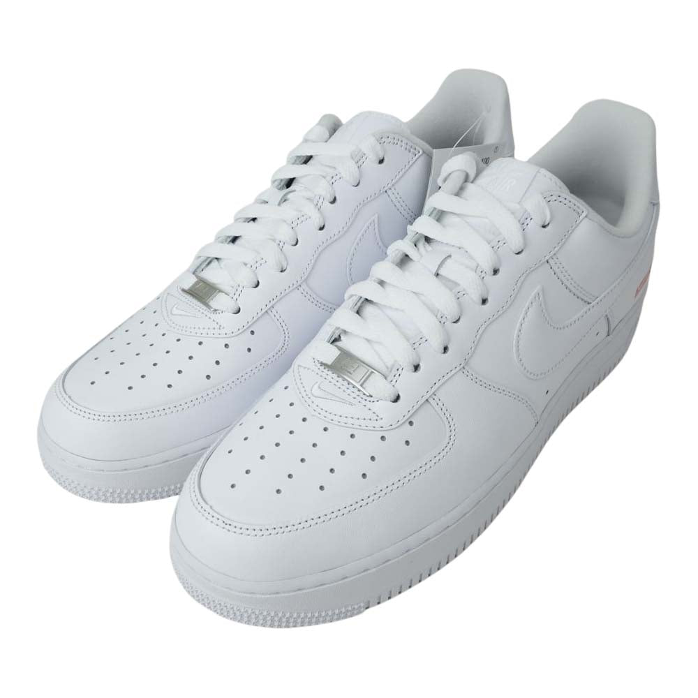 Supreme シュプリーム CU9225-100 × NIKE AIR FORCE 1 Low SP ナイキエアフォース ワン ロー ホワイト系 28cm【新古品】【未使用】【中古】