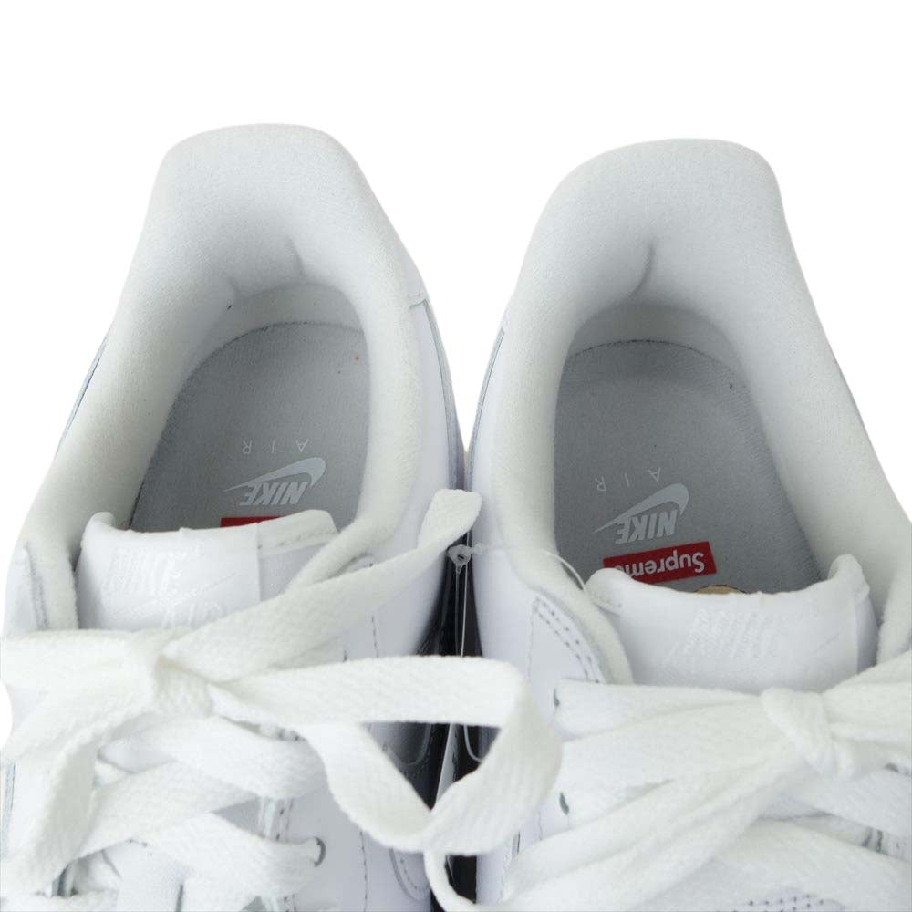 Supreme シュプリーム CU9225-100 × NIKE AIR FORCE 1 Low SP ナイキエアフォース ワン ロー ホワイト系 27.5cm【新古品】【未使用】【中古】