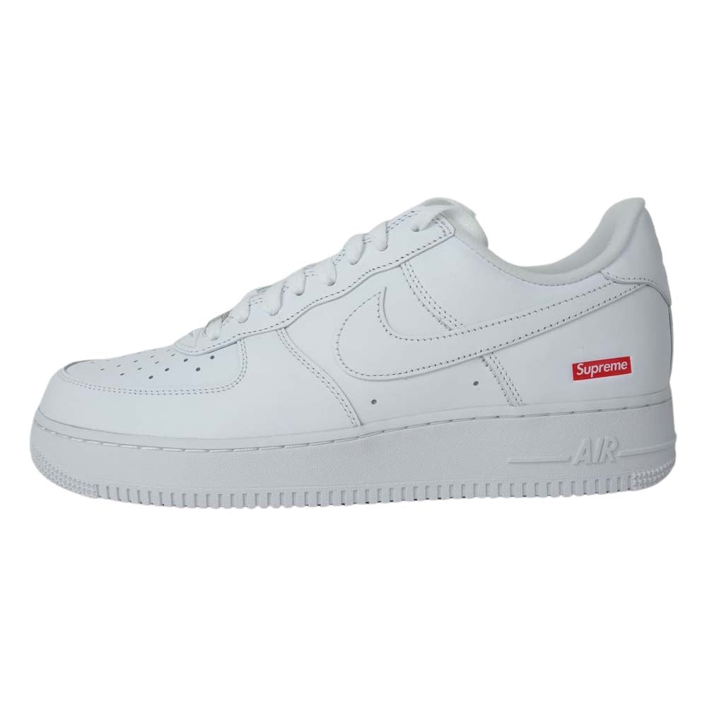 Supreme シュプリーム CU9225-100 × NIKE AIR FORCE 1 Low SP ナイキエアフォース ワン ロー ホワイト系 28cm【新古品】【未使用】【中古】
