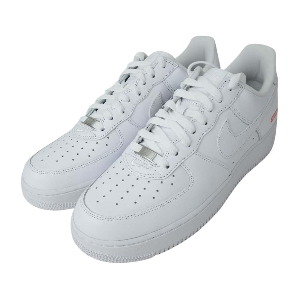 Supreme シュプリーム CU9225-100 × NIKE AIR FORCE 1 Low SP ナイキエアフォース ワン ロー ホワイト系 28cm【新古品】【未使用】【中古】