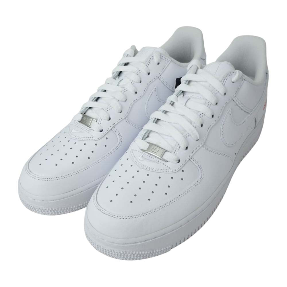 Supreme シュプリーム CU9225-100 × NIKE AIR FORCE 1 Low SP ナイキエアフォース ワン ロー ホワイト系 28cm【新古品】【未使用】【中古】